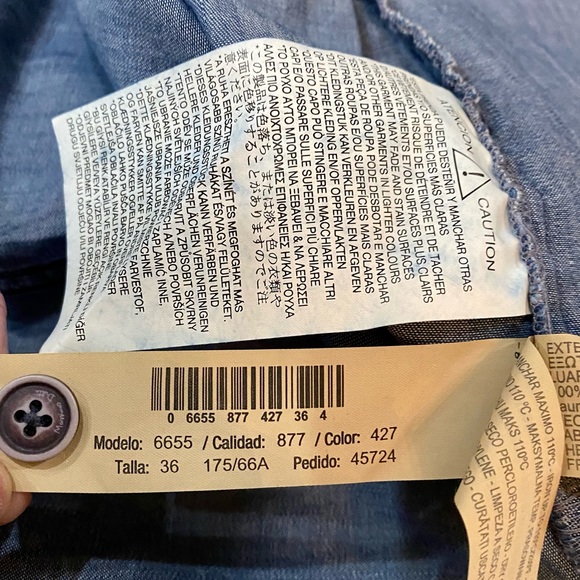 Buttery Soft Denim Blue Pocket Romper Jumpsuit - Picture 8 of 10